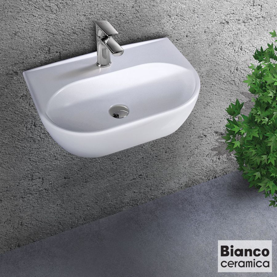 Νιπτήρας Πορσελάνης Studio 45x32 Bianco Ceramica White 39045-300