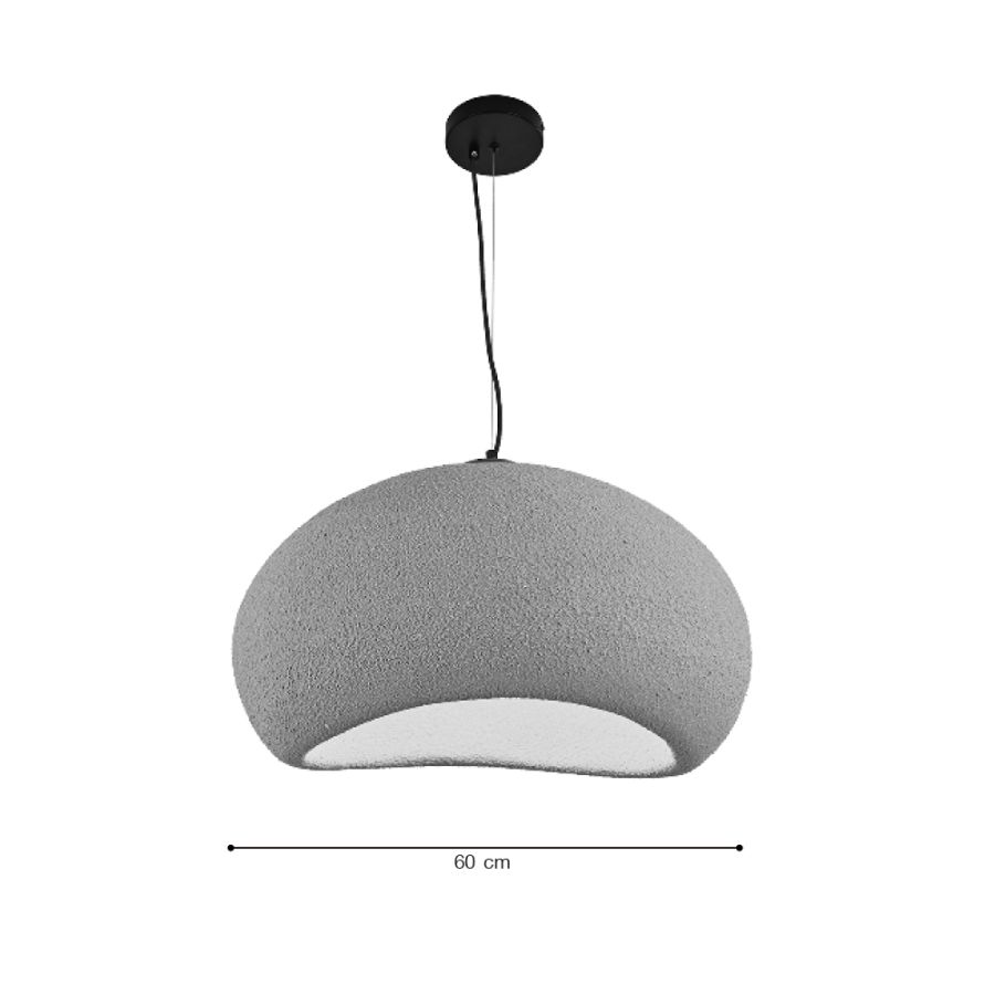 InLight Κρεμαστό φωτιστικό από Fiberglass 1XE27 D:60cm 4053-A