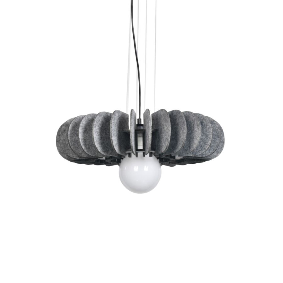 Acoustic Light 1xE27 Pendant Light D:50x12cm 4059