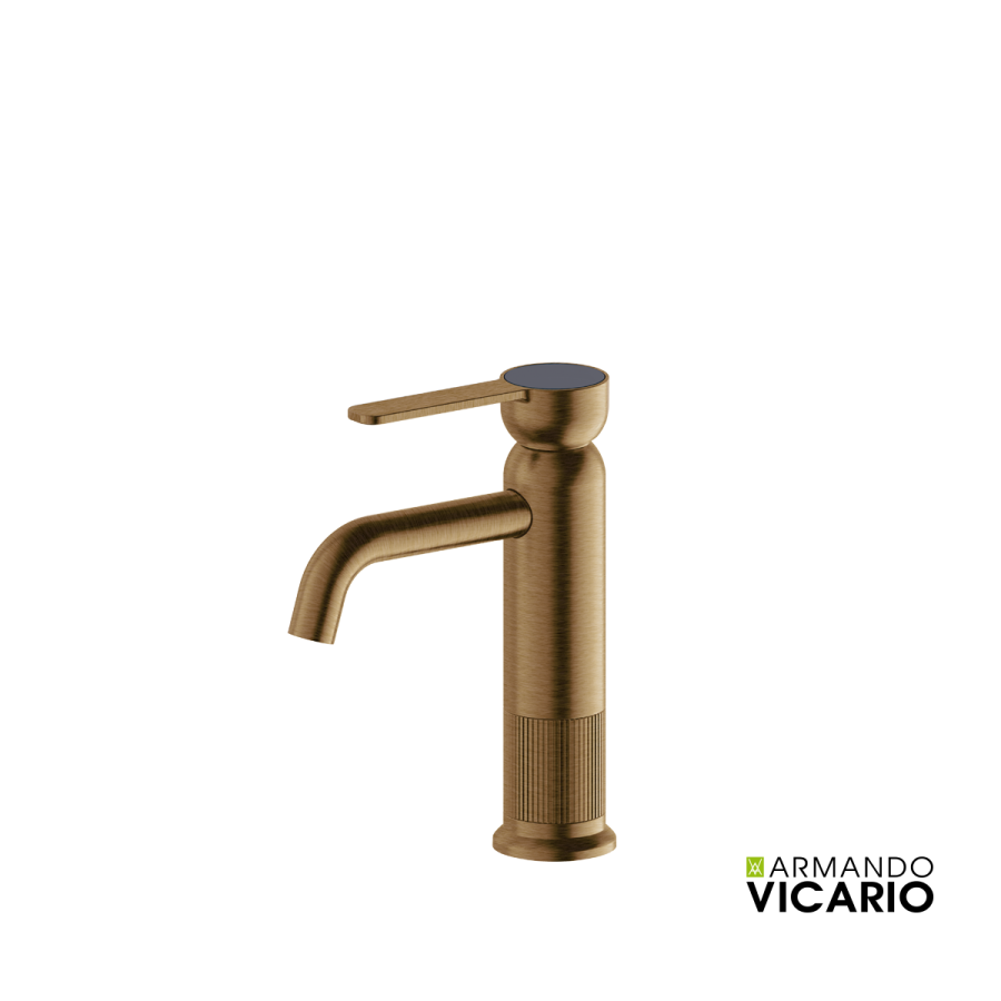 Μπαταρία Νιπτήρα με Βαλβίδα Clic-Clac Lumiere Vicario Antique Brass 516010-221