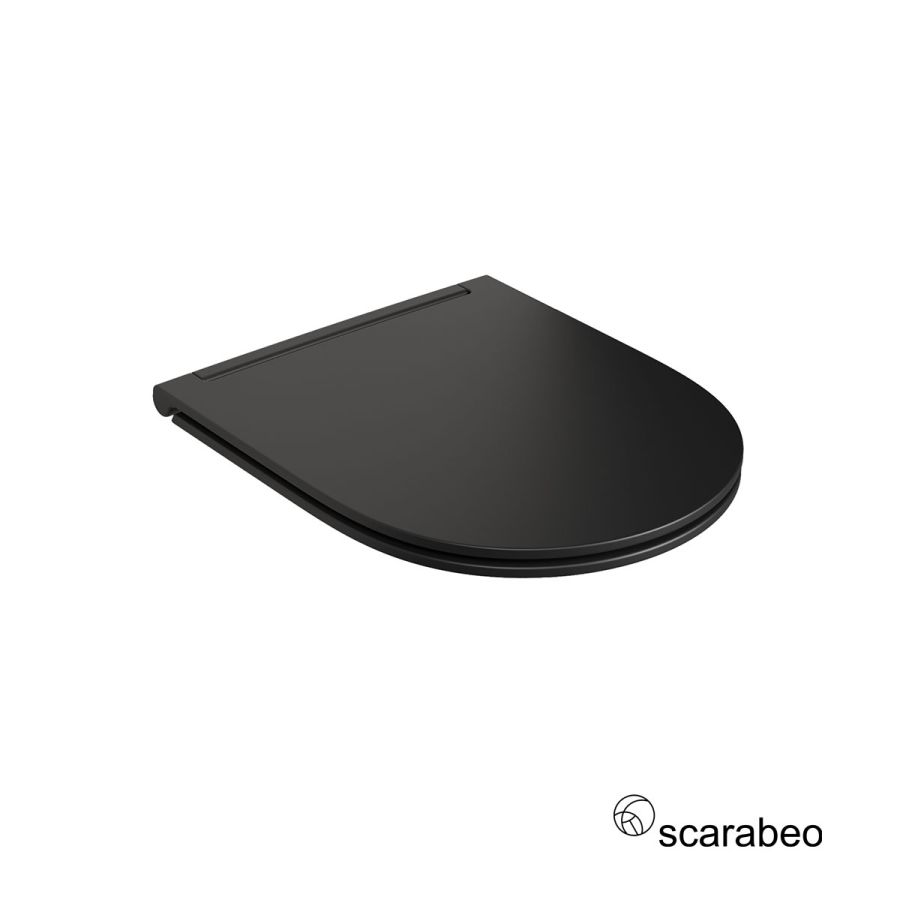 Κάλυμμα Λεκάνης MOON 5520 Slim Soft Close Scarabeo Ardesia (Black Matt) 5535BS-401