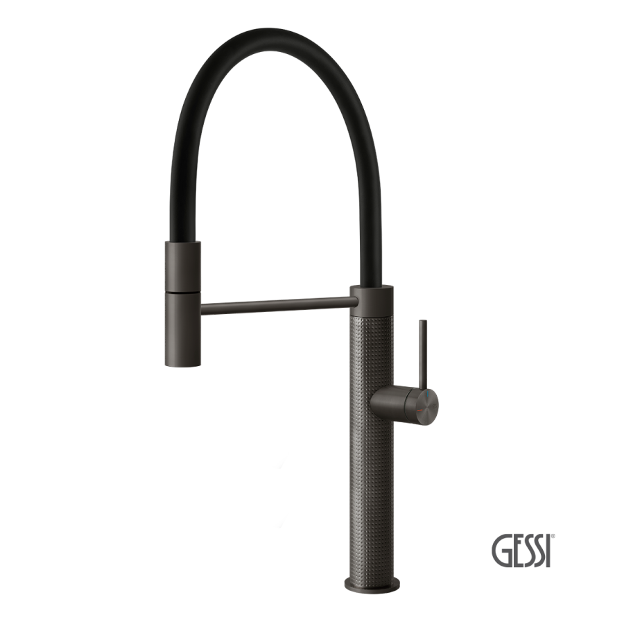 ΜΠΑΤ.ΝΕΡΟΧ. CESELLO GESSI INOX316 BLACK METAL BRUSHED PVD 60014-707