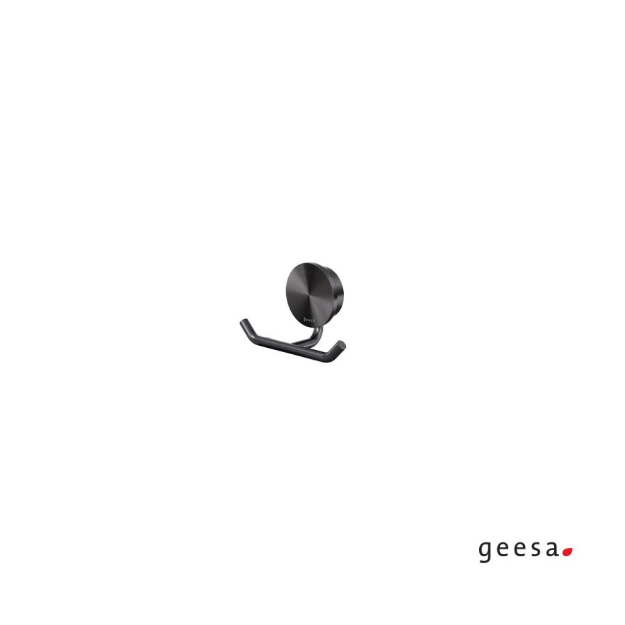 ΑΓΚΙΣΤΡΟ ΔΙΠΛΟ 4,6cm OPAL GEESA INOX PVD BLACK BRUSHED 7215-411