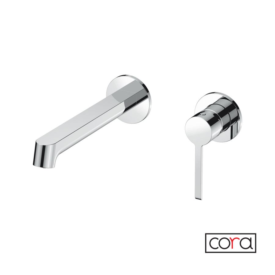 Μπαταρία Νιπτήρα Τοίχου Occo Cora Chrome 7218-100