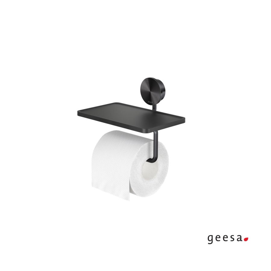 ΧΑΡΤΟΘΗΚΗ ΜΕ ΕΤΑΖΕΡΑ 18,5x12,9 εκ. OPAL GEESA INOX PVD BLACK BRUSHED 7224-411