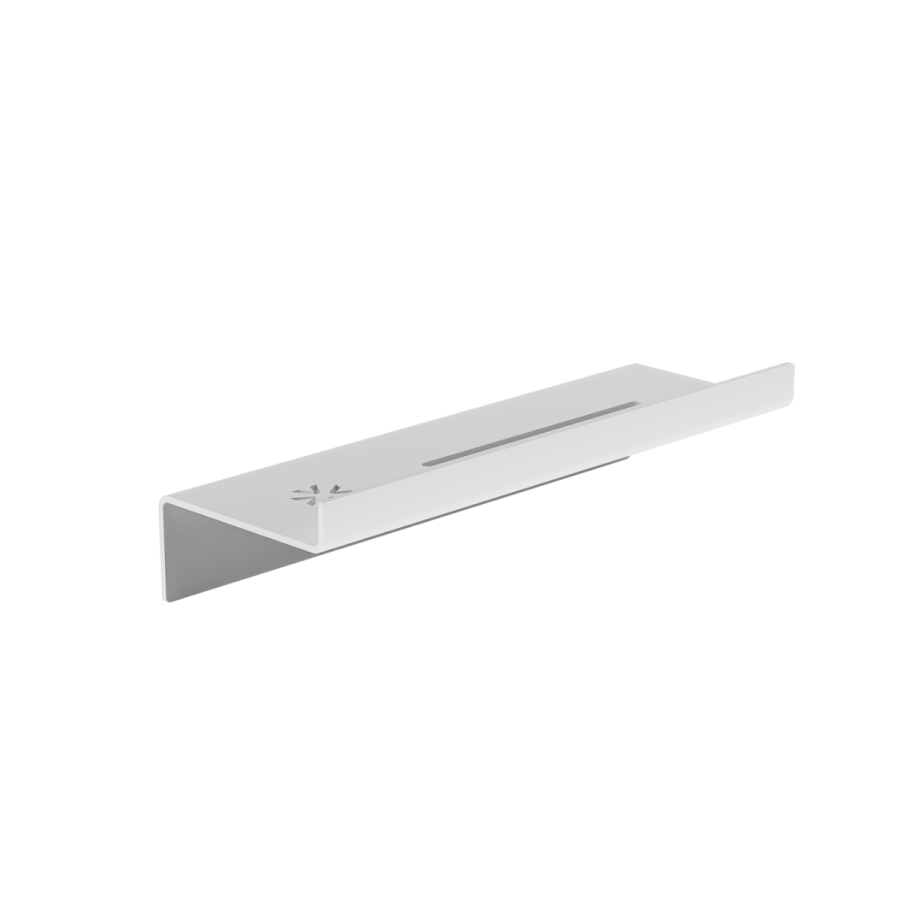 Ράφι Μικρής Πρόσοψης με Αποστράγγιση W300xD93xH70mm Stainless Steel White Matt Verdi Strantza 7232501