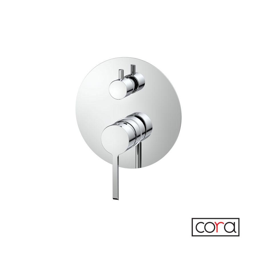 ΜΙΚΤΗΣ ΕΝΤΟΙΧΙΣΜΟΥ ΜΕ ΕΚΤΡΟΠΕΑ 2 ΕΞΟΔΩΝ OCCO CORA CHROME 7255-100