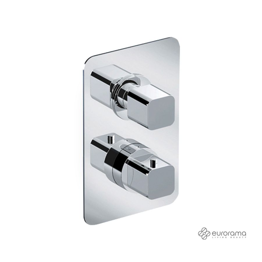 Θερμοστατικός Μίκτης Εντοιχισμού 2-3 Εξόδων Quadra Eurorama Chrome 750033NQSL-100