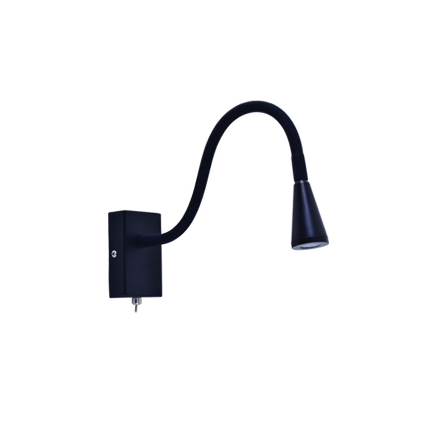 SE 124-1AB CABLE WALL LAMP BLACK MAT 1Β1 HOMELIGHTING 77-3589