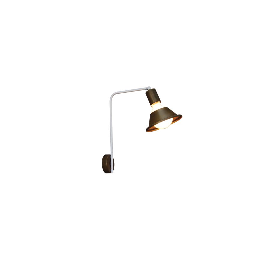 HL-3546-1 XAVIER OLD BRONZE & WHITE WALL LAMP HOMELIGHTING 77-3960