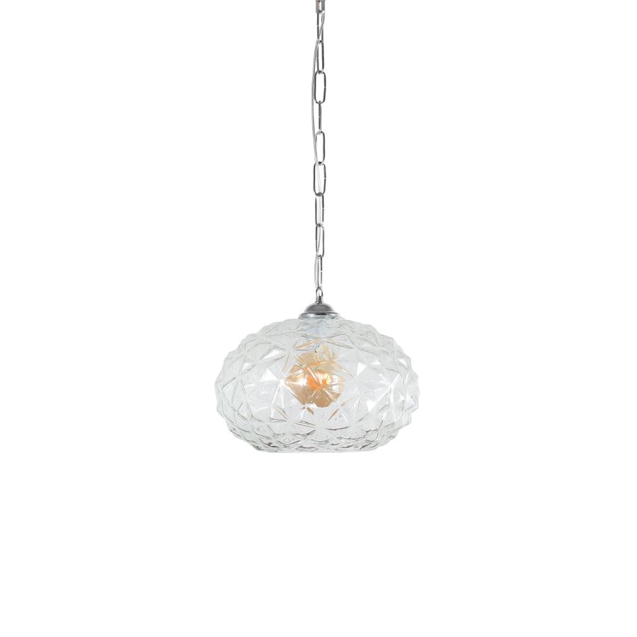 877-30 CHLOE Φ30, TRASPARENT GLASS PENDANT E1 HOMELIGHTING 77-4379