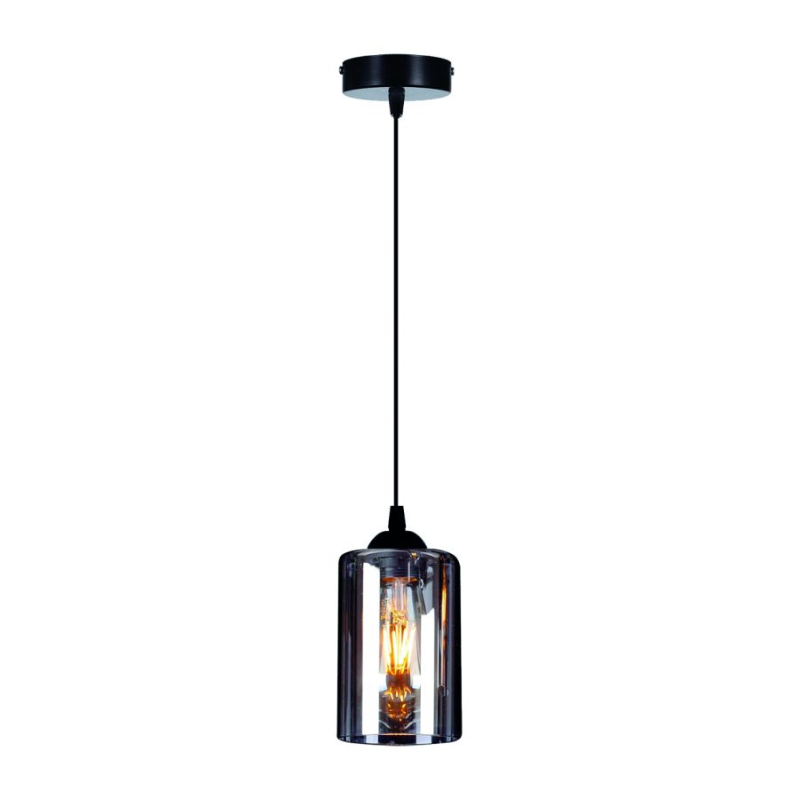 KQ 8877-1 SMOG PENDANT SMOKED GLASS HOMELIGHTING 77-8200
