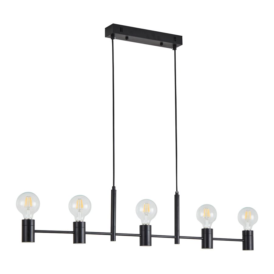 SE21-BL-120 ADEPT BLACK METAL PENDANT Γ4 HOMELIGHTING 77-8249