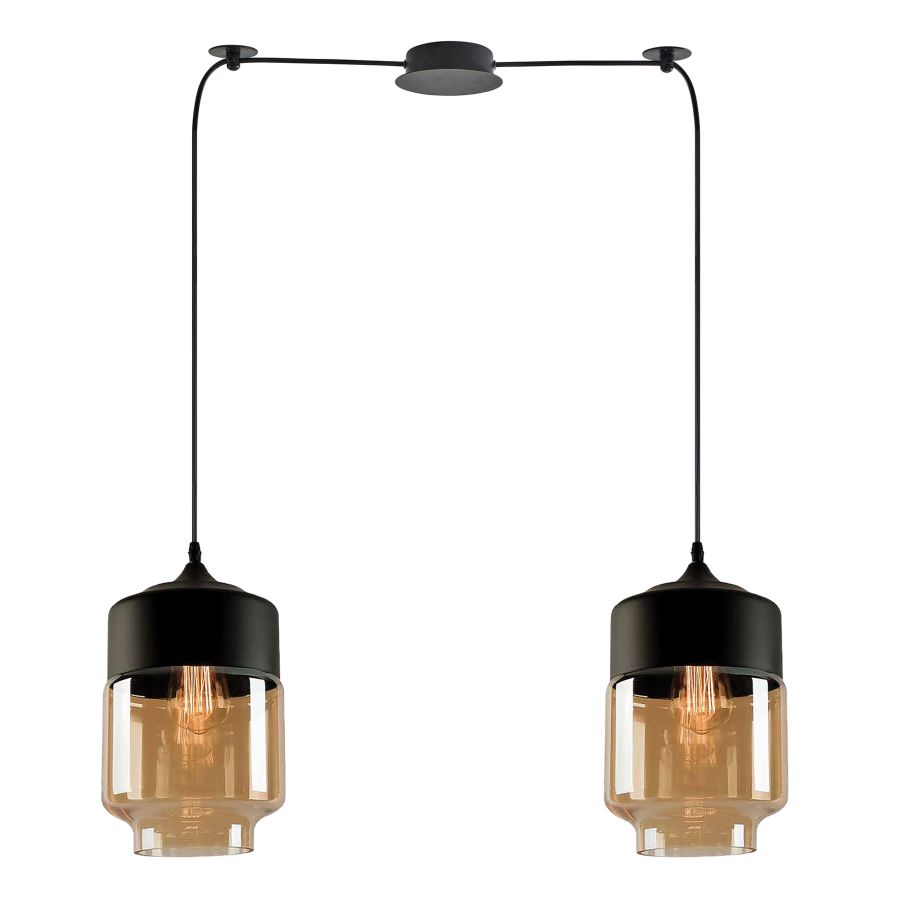 SE21-HN-18-30-BL2+ GABY Honey Glass Pendant+ HOMELIGHTING 77-8794