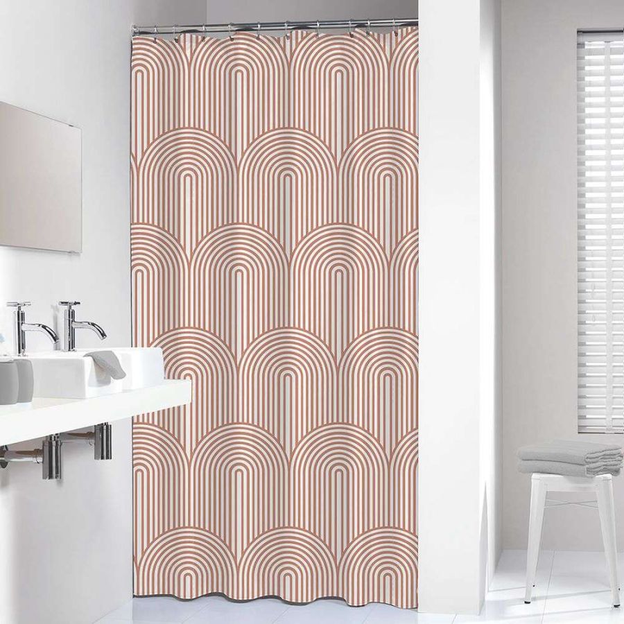 Brave 180x200 dark pink κουρτίνα μπάνιου πλαστική Sealskin 800149