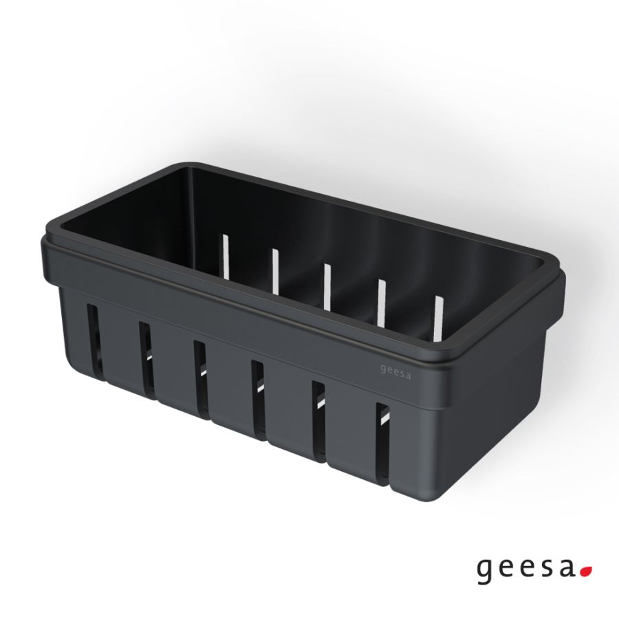 Σπογγοθήκη-Μπουκαλοθήκη Frame Geesa Black Matt 8801-400