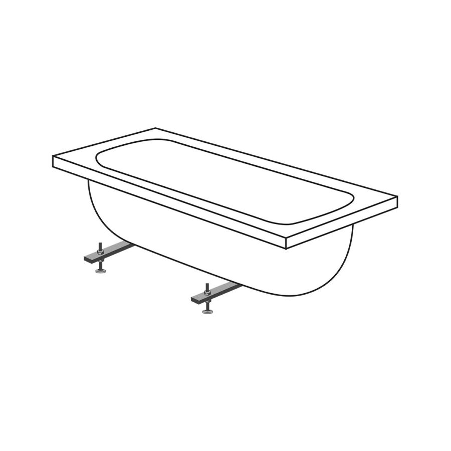 Σετ στήριξης παραλληλόγραμμων μπάνιων x70/75 - vienna AK01