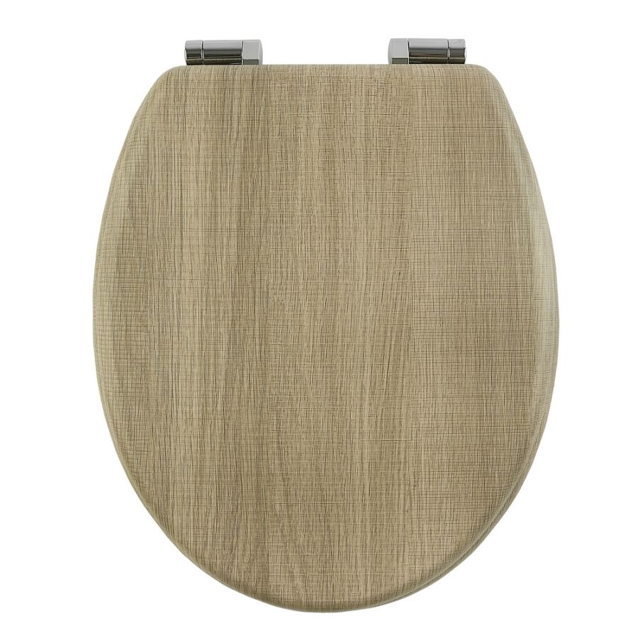 Καπάκι Λεκάνης NATUR από MDF Φυσικό 37x45.7x5.8cm AWD02181702 AWD02181702