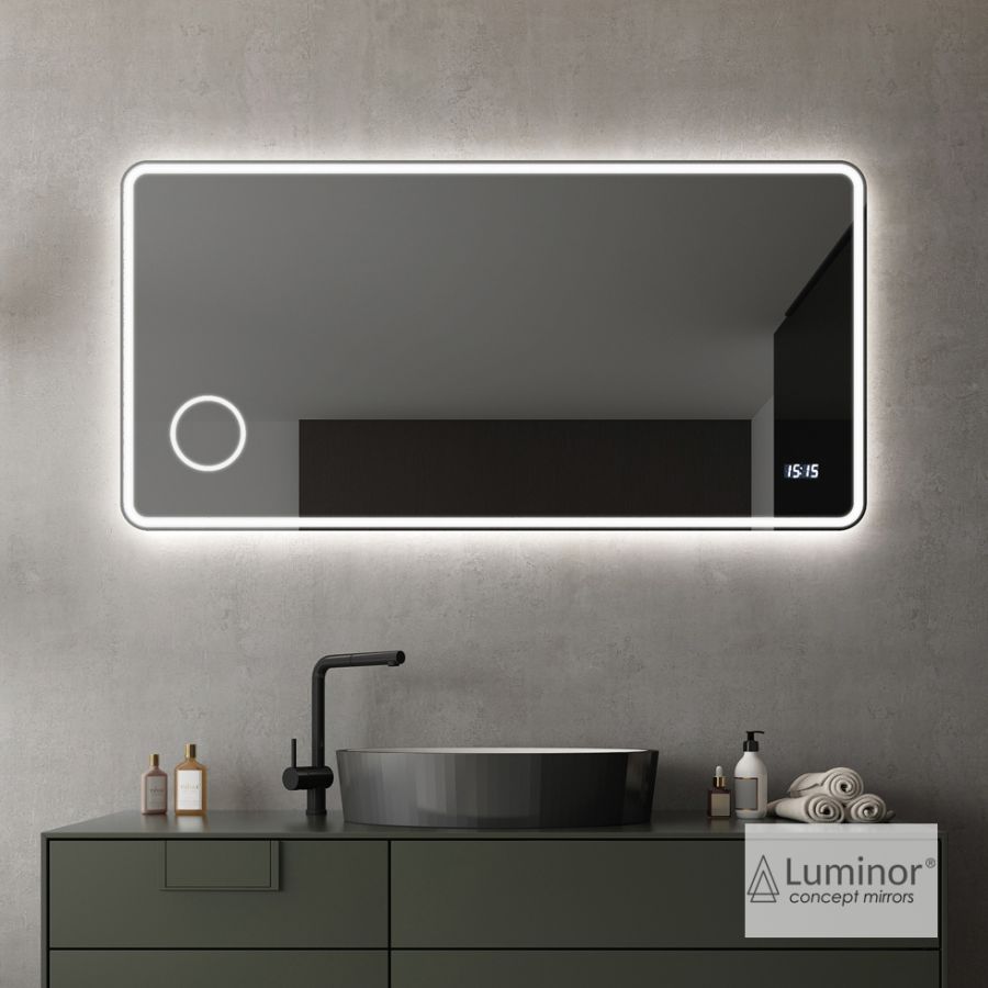 Καθρέπτης Μπάνιου CULM 120x80 με σύνδεση Bluetooth για Μουσική Luminor CULM12080
