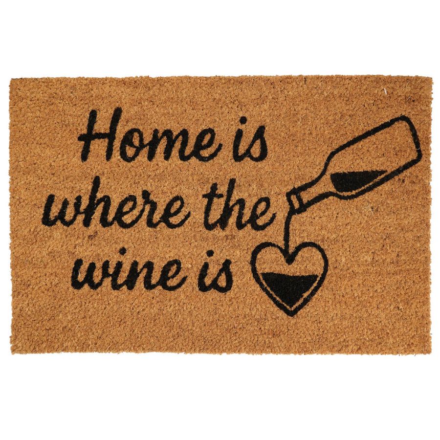 Πατάκι Εισόδου 40x60cm ''Home is where the wine is'' MRShome  DF-0007001