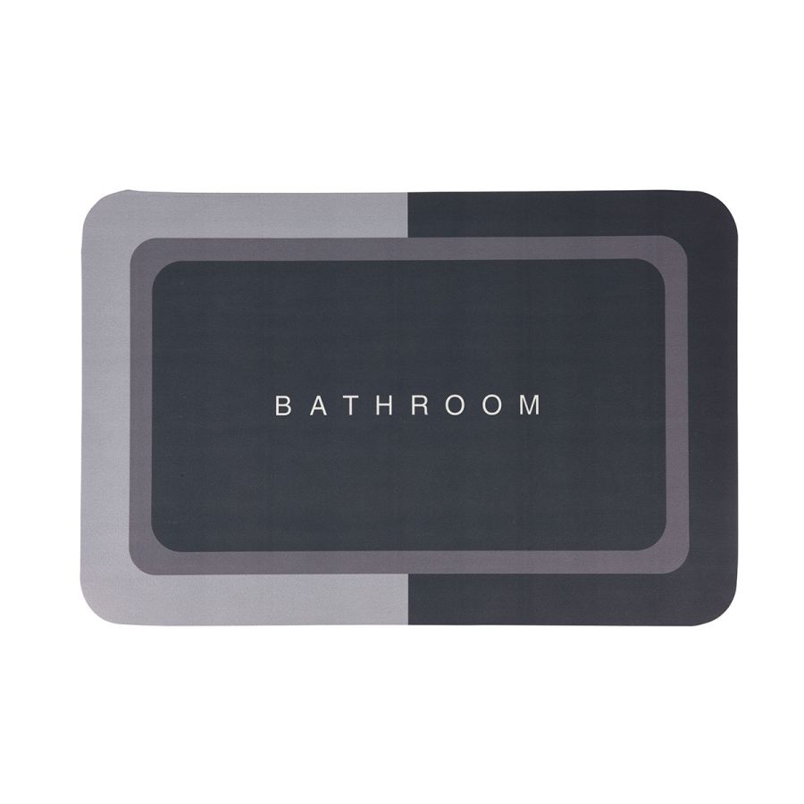 Πατάκι Μπάνιου Polyester 40x60cm Γκρι MRShome  DF-0022000