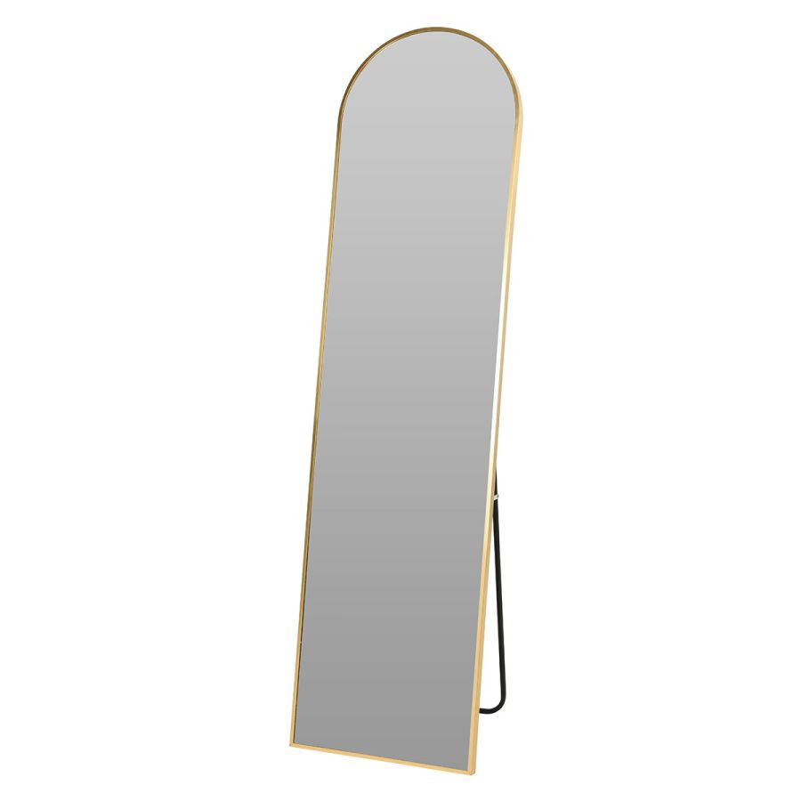 Επιδαπέδιος Καθρέπτης Αλουμινίου 150cm Gold MRShome  DF-0041000