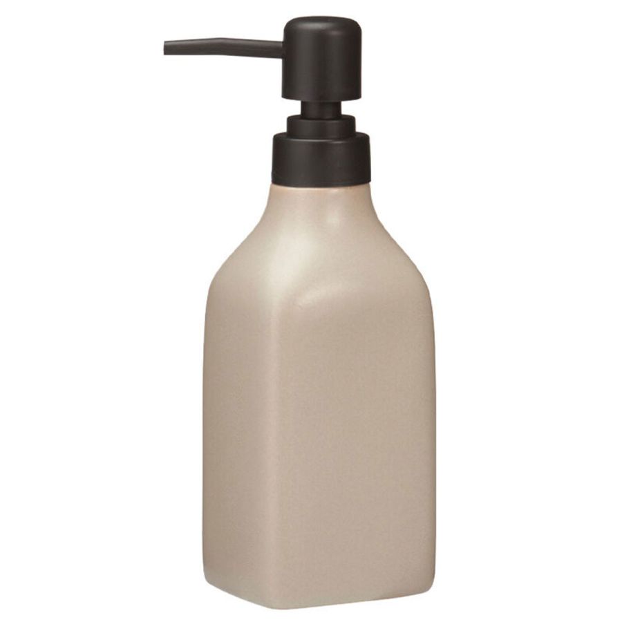 Δοχείο Κρεμοσάπουνου Stoneware 350ml 9x6x19.5cm Warm Grey 2U MRShome  DF-0096002
