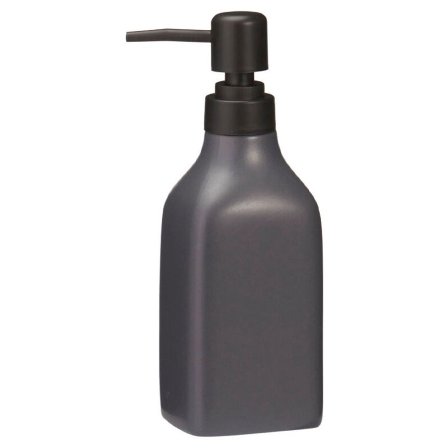 Δοχείο Κρεμοσάπουνου Stoneware 350ml 9x6x19.5cm Black 6U MRShome  DF-0096004