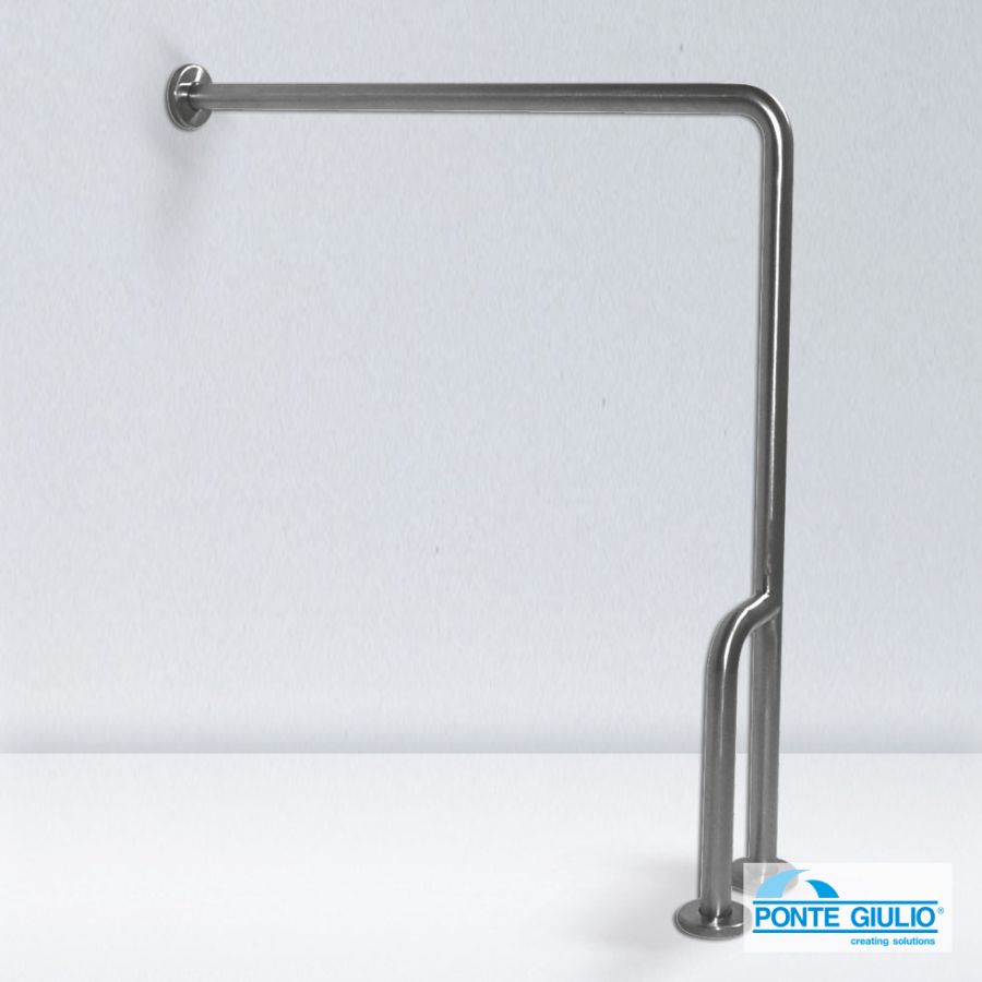Μπάρα Τοίχου - Δαπέδου 80x87,7 AMEA Inox Matt G56-JCS-38