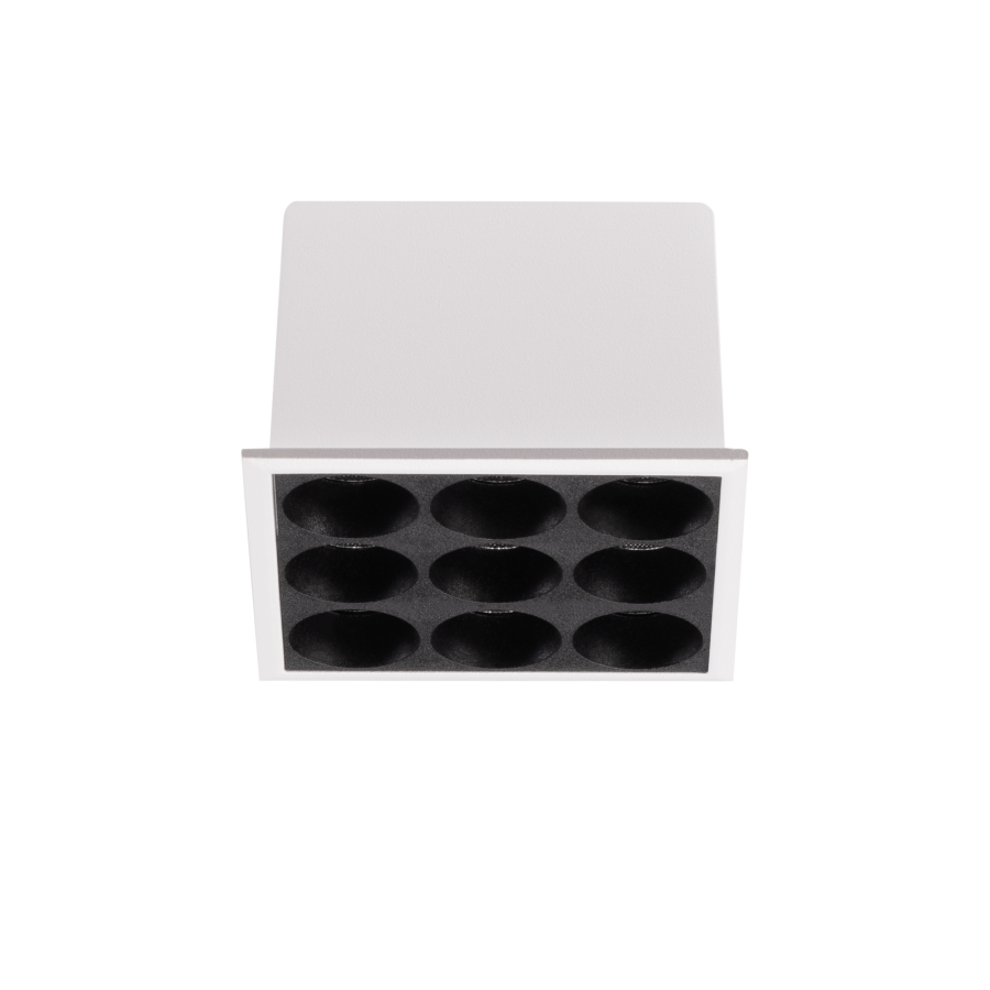 Χωνευτό Φωτιστικό LIKA FI SLIM SQUARE 10W 3000K Λευκό Ideal Lux 367286