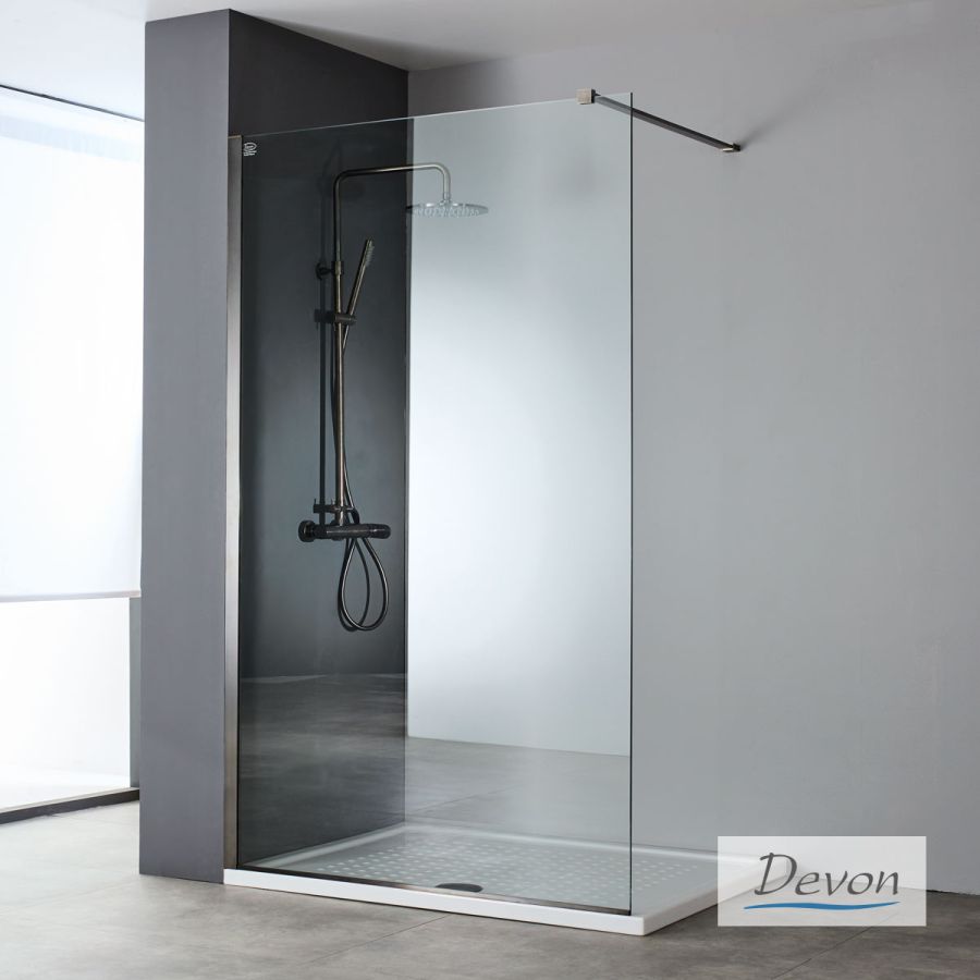 IWIS WALK-IN 86-88 H.220 DEVON CLEAN PVD AISI304 BLACK BRUSHED IWH90C-411