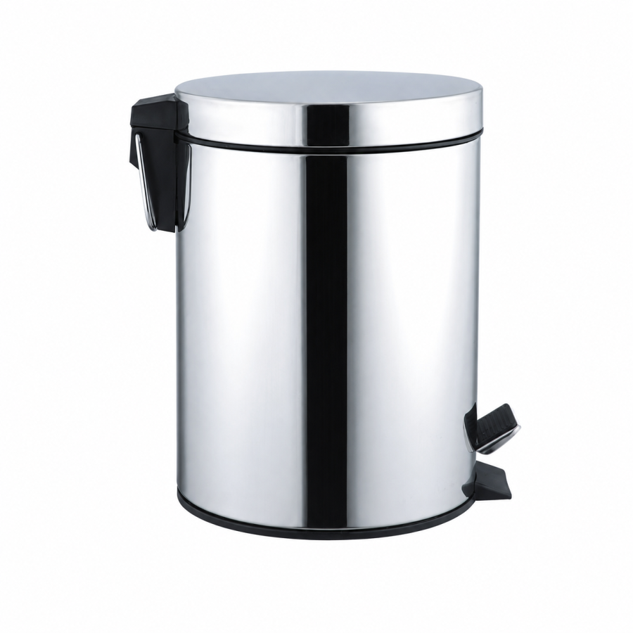 Κάδος Απορριμμάτων 5lt Inox Φ20x27cm MRShome  MRS4603030