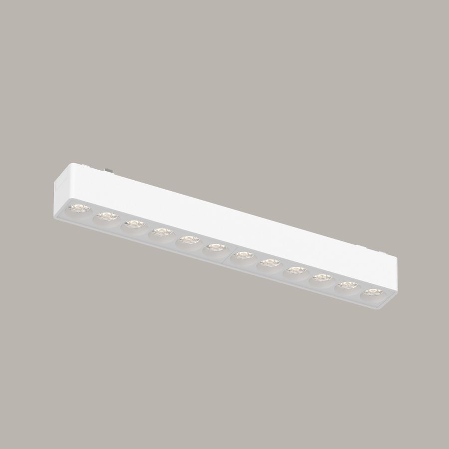 Orient - Γραμμικό Φωτιστικό Μαγνητικής Ράγας 48V σε Λευκό Χρώμα Sun Light Orient-12G-W