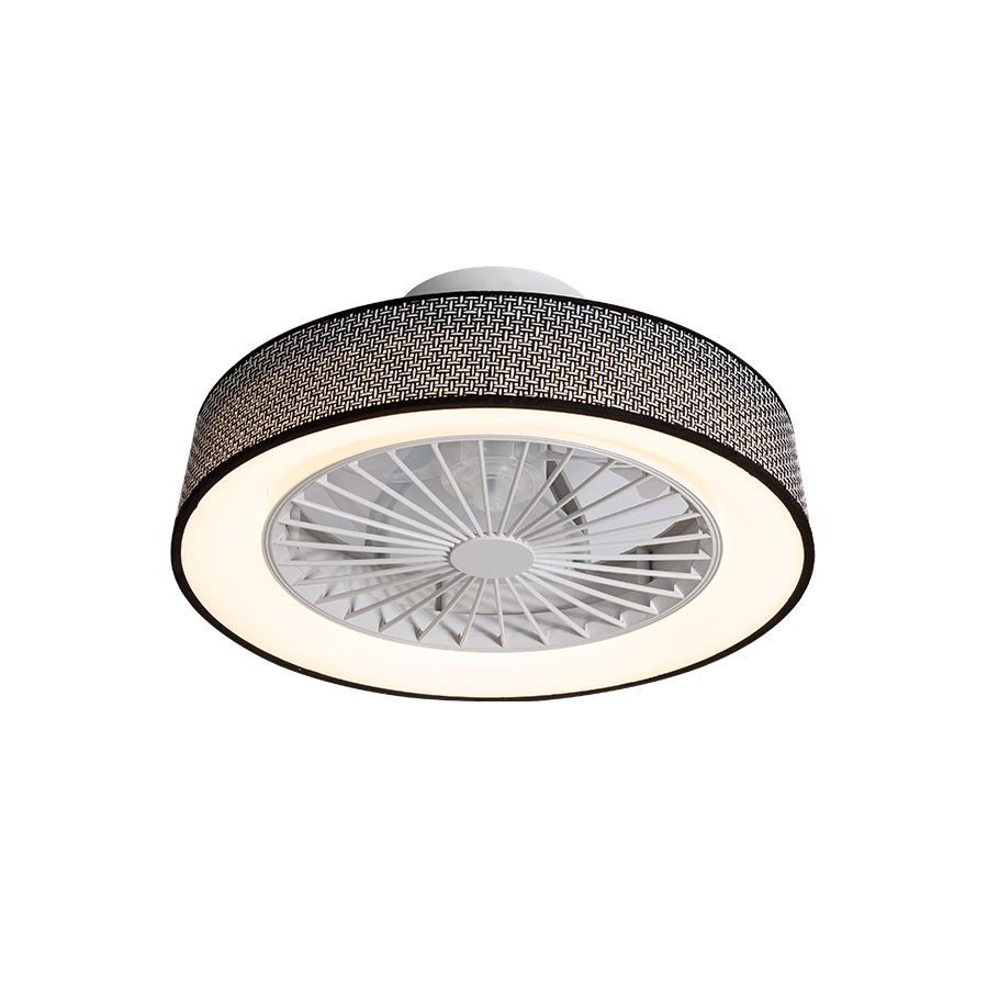 Ανεμιστήρας Οροφής με Φως και Τηλεχειριστήριο SETO-48BK Sun Light