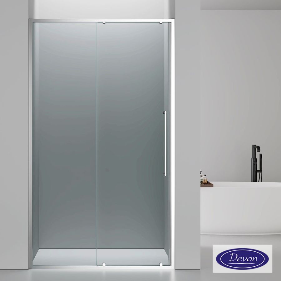 SLIDER 110 (107-110εκ) DEVON ELLI CLEAN-GLASS CHROME SLL110C-100