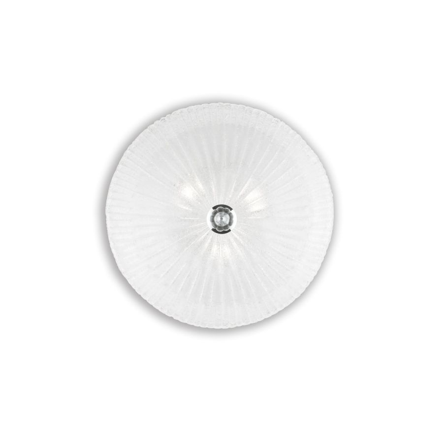 Φωτιστικό Οροφής SHELL PL3 Διάφανο Ideal Lux 008608