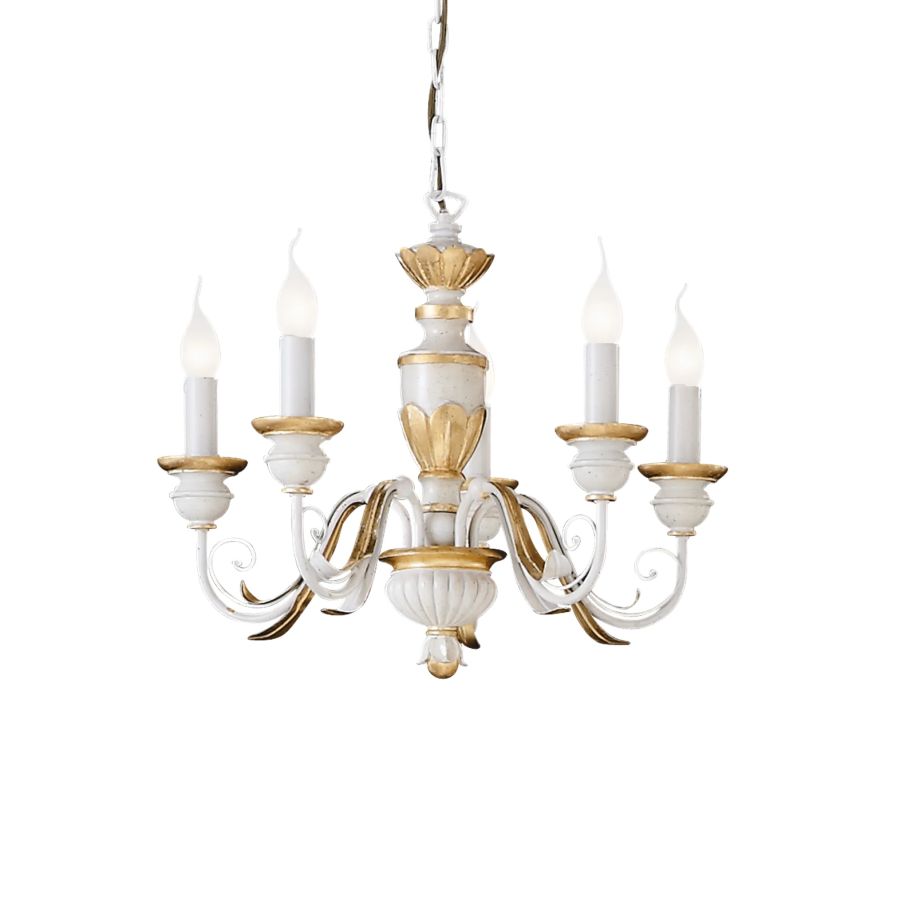 Κρεμαστό Φωτιστικό FIRENZE SP5 Λευκό Ideal Lux 012865
