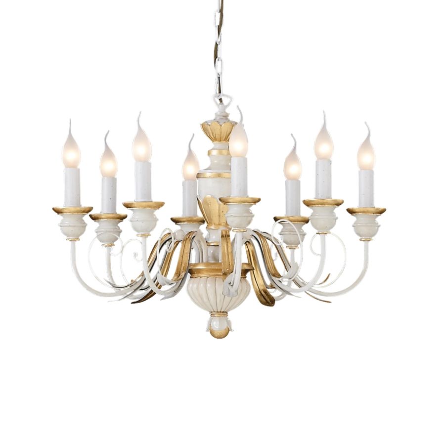 Κρεμαστό Φωτιστικό FIRENZE SP8 Λευκό Ideal Lux 012872