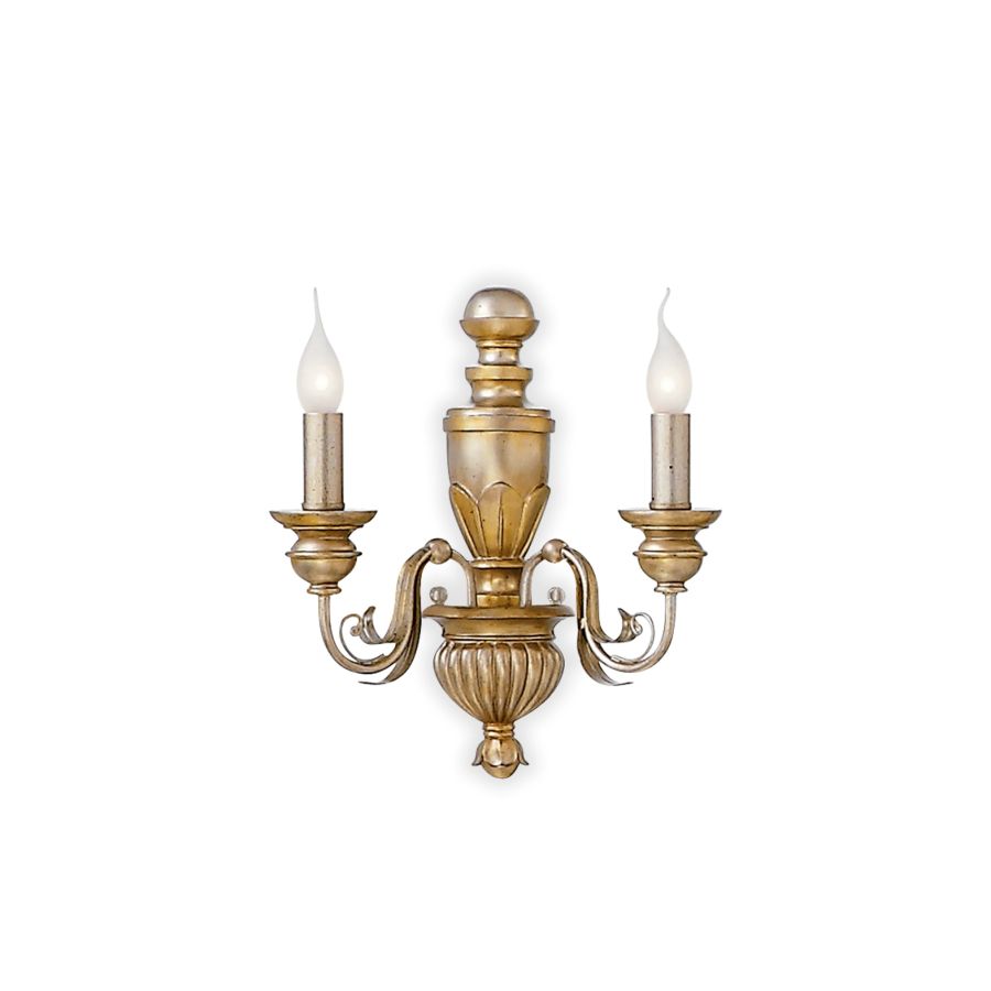Απλίκα FIRENZE AP2 Χρυσό Ideal Lux 020846