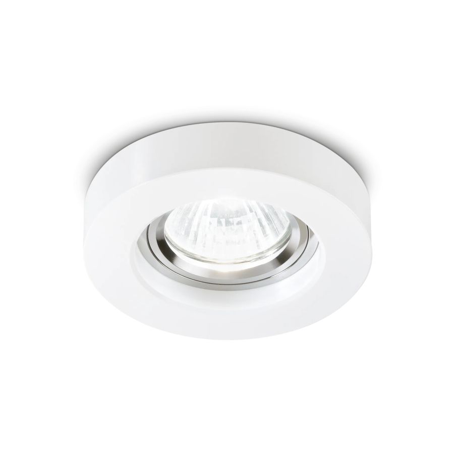 Χωνευτό Φωτιστικό BLUES FI ROUND Λευκό Ideal Lux 113999