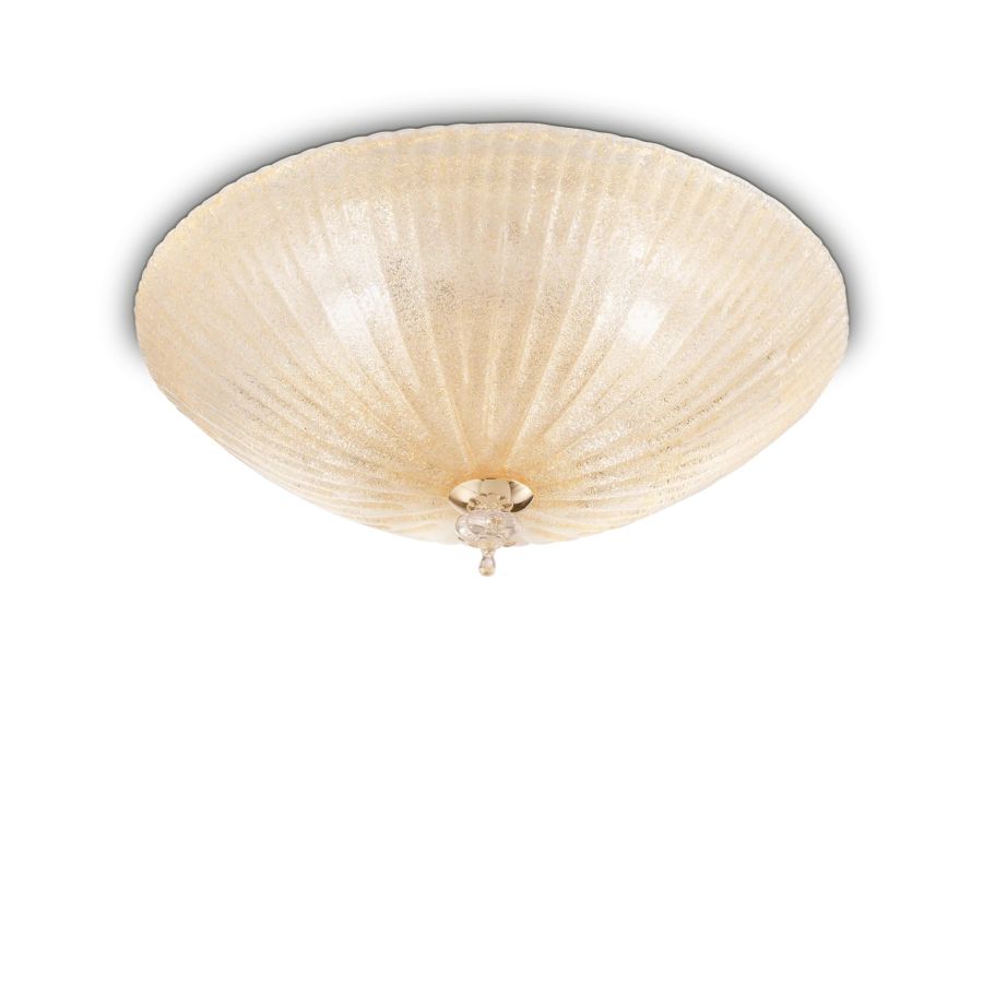 Φωτιστικό Οροφής SHELL PL6 AMBRA Ideal Lux 140193