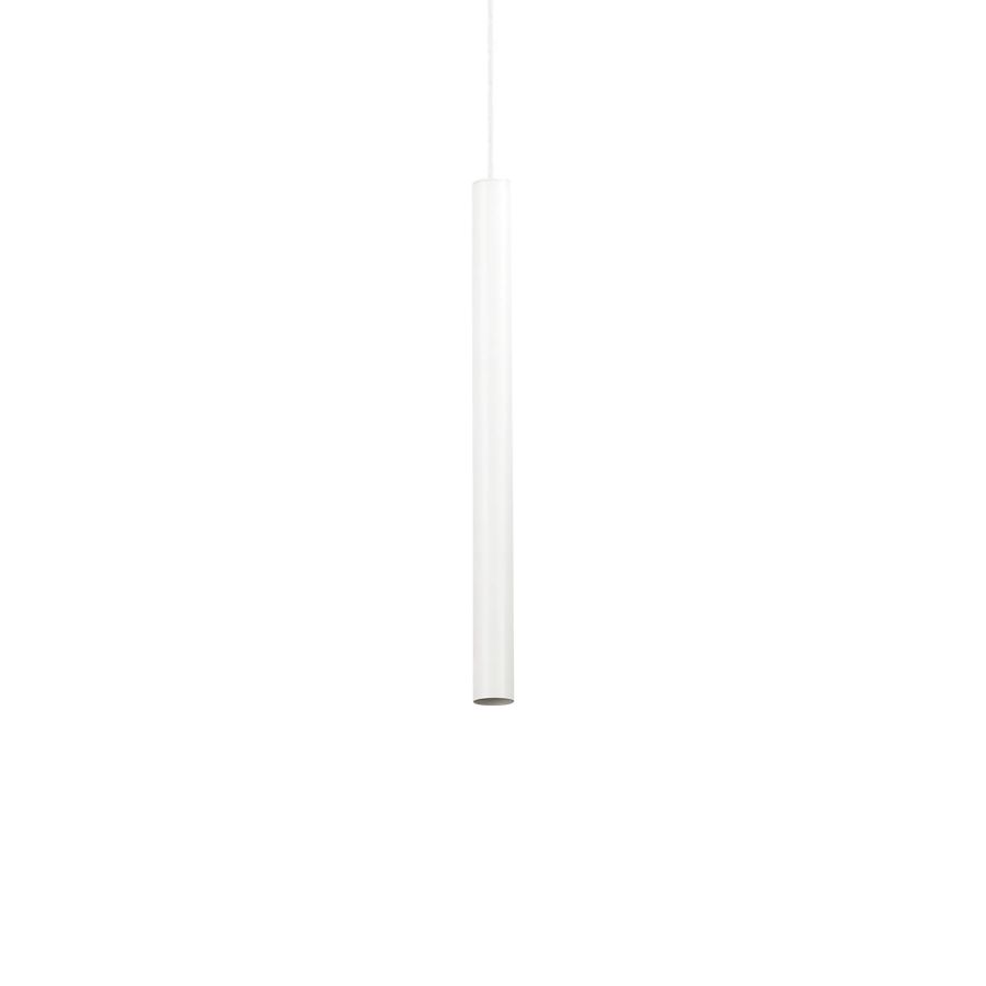 Κρεμαστό Φωτιστικό LOOK LED SP1 ROUND D30 H400 ON-OFF Λευκό 3000K Ideal Lux 156682