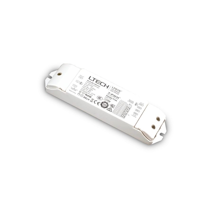 Driver LED NOVA Τροφοδοτικό 1-10V/PUSH 36W 700mA Ideal Lux 248370