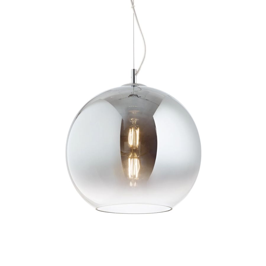 Κρεμαστό Φωτιστικό NEMO SP1 D40 Χρώμιο SFUMATO Ideal Lux 250359