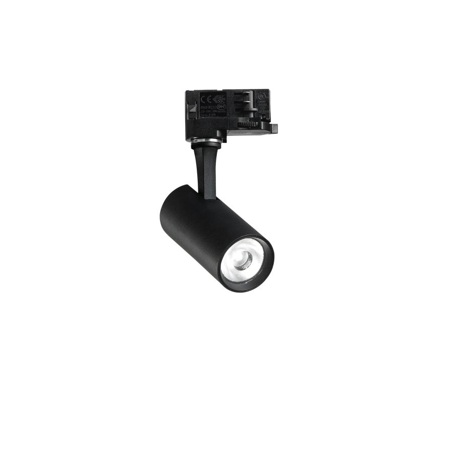 Προβολέας FOX TR 3-PHASE 08W CRI80 3000K ON-OFF Μαύρο Ideal Lux 250403