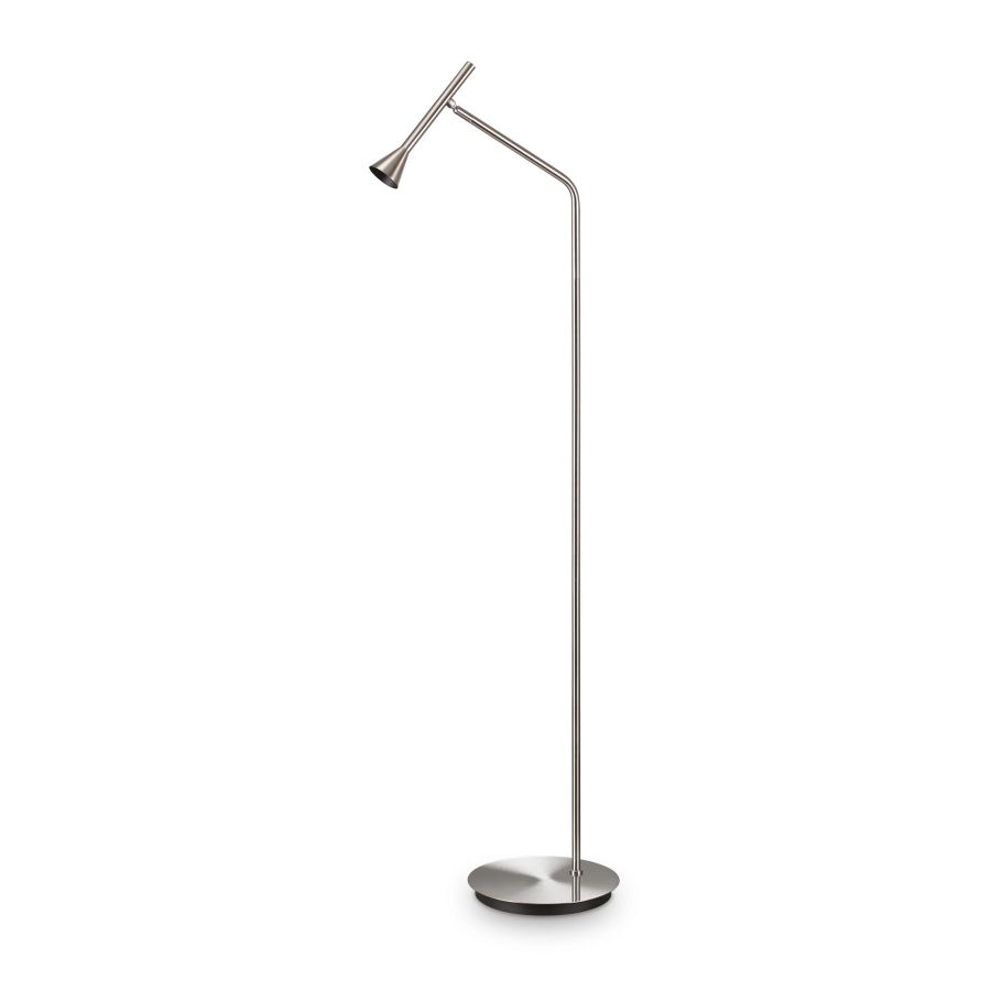 Φωτιστικό Δαπέδου DIESIS PT NICKEL Ideal Lux 285337