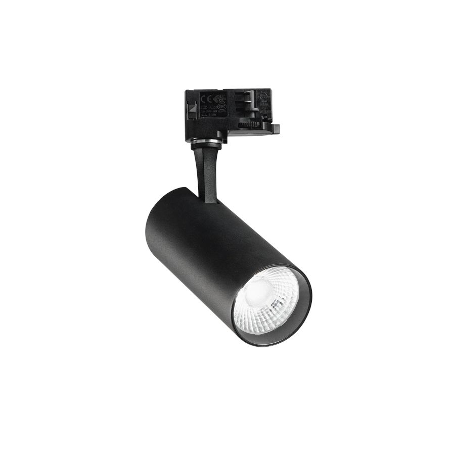 Προβολέας FOX TR 3-PHASE 25W CRI90 3000K ON-OFF Μαύρο Ideal Lux 285399