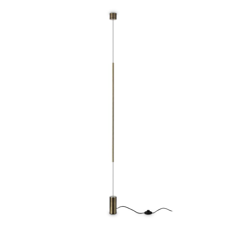 Φωτιστικό Δαπέδου ESSENCE PT A SOSPENSIONE ROUND Ορείχαλκος 3000K Ideal Lux 301075