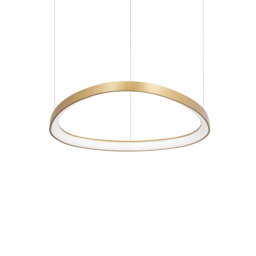 Κρεμαστό Φωτιστικό GEMINI SP D061 DALI/PUSH Ορείχαλκος 3000K Ideal Lux 304700
