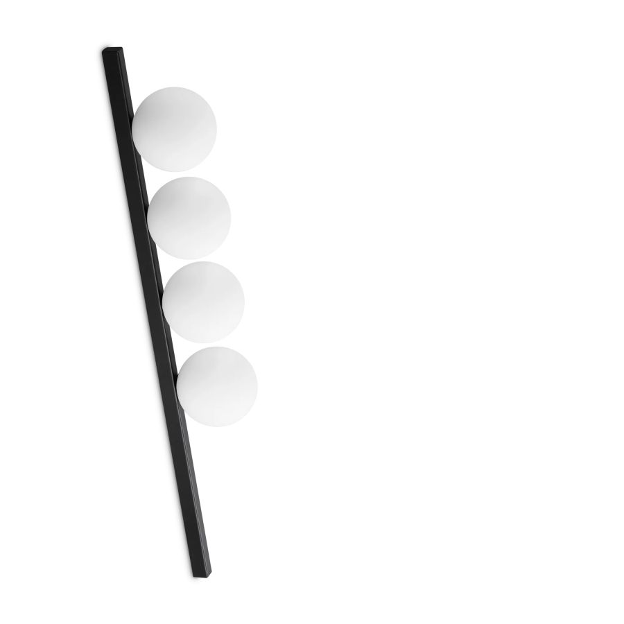 Φωτιστικό Οροφής BINOMIO PL4 Μαύρο Ideal Lux 310688